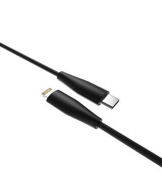 USB-C to Lightning Fast Charging Cable, MFi Certified, Black, 3ft