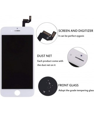 iPhone 6s Screen Replacement LCD with Digitizer and Frame Assembly, White