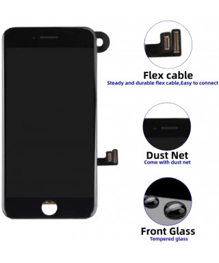 iPhone 7 Screen Replacement LCD with Digitizer and Frame Assembly, Black
