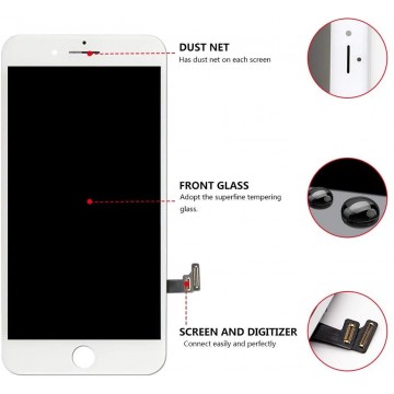iPhone 7 Plus Screen Replacement LCD with Digitizer and Frame Assembly, White