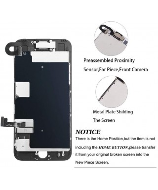 iPhone 8 Plus Screen Replacement LCD with Digitizer and Frame Assembly, Black