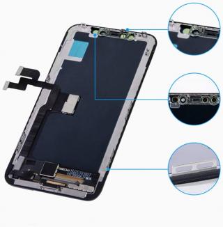 iPhone X Screen Replacement Soft OLED with Digitizer and Frame Assembly
